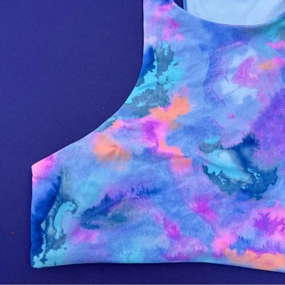 VS PINK Colorful Tie-Dye Sports Bra/Bralette - Picture 6 of 14